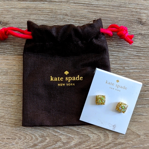 Kate Spade Gold Sparkle Studs